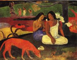 Paul Gauguin Arearea(Joyousness) Spain oil painting art